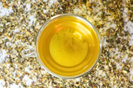 Rooibos Soother Tea Brewed