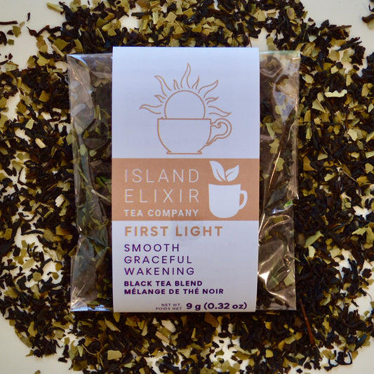 First Light Herbal Tea 4 cups of tea size compostable packaging oolong tea from china