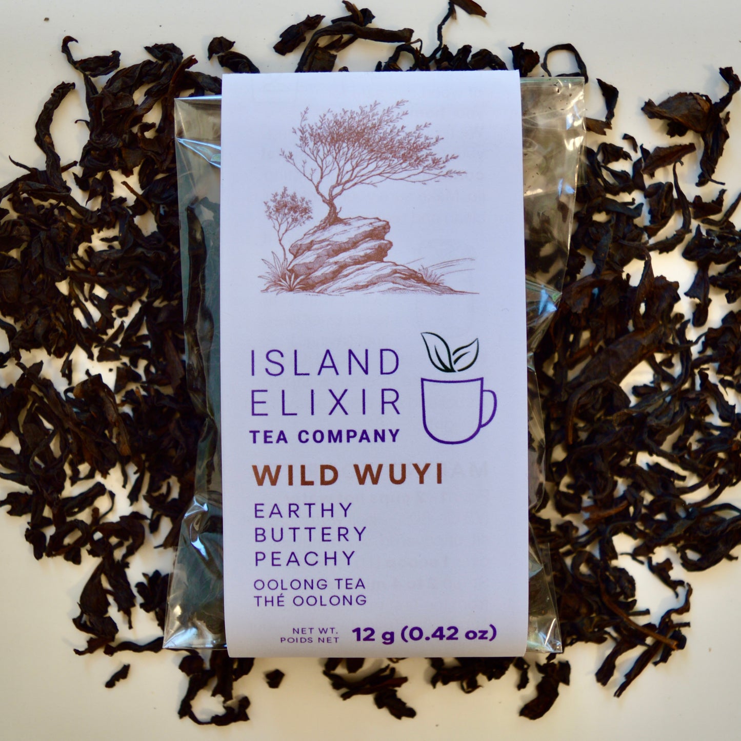 Wild Wuyi Tea 10 cups of tea size compostable packaging oolong tea from china