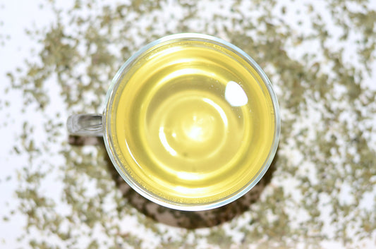 Green mate tea brewed
