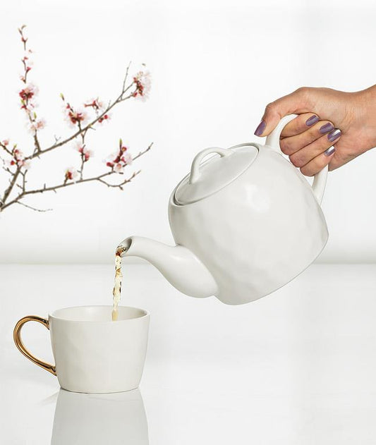 Matte Teapot & Teacup 