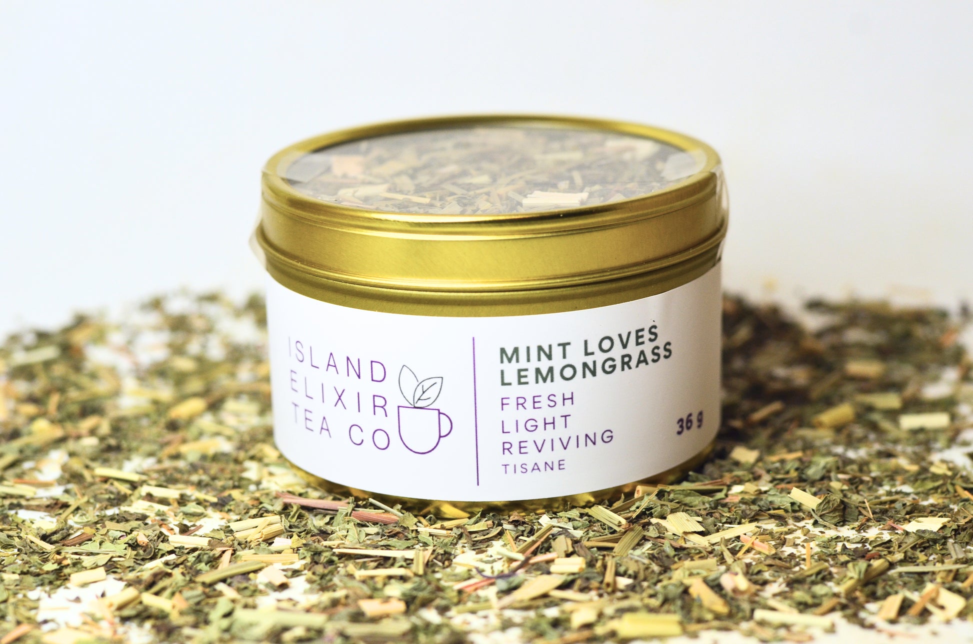 Mint Loves Lemongrass Tea Tin