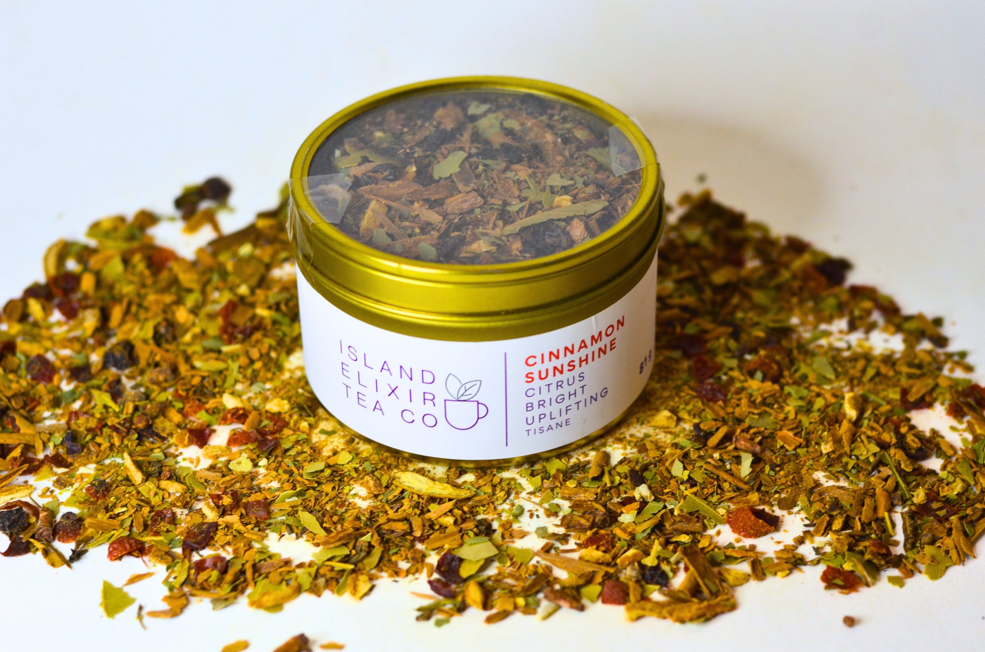 Cinnamon Sunshine Tea Tin
