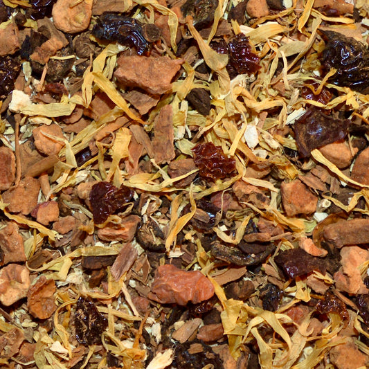Apple harvest, apple tea, herbal tea