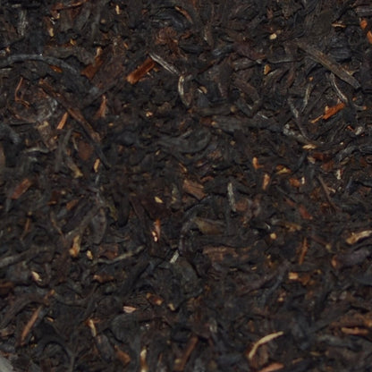 Easy Assam TGFOP. Picture of the loose leaf tea showing tippy golden flowery orange pekoe high quality tea leaves.