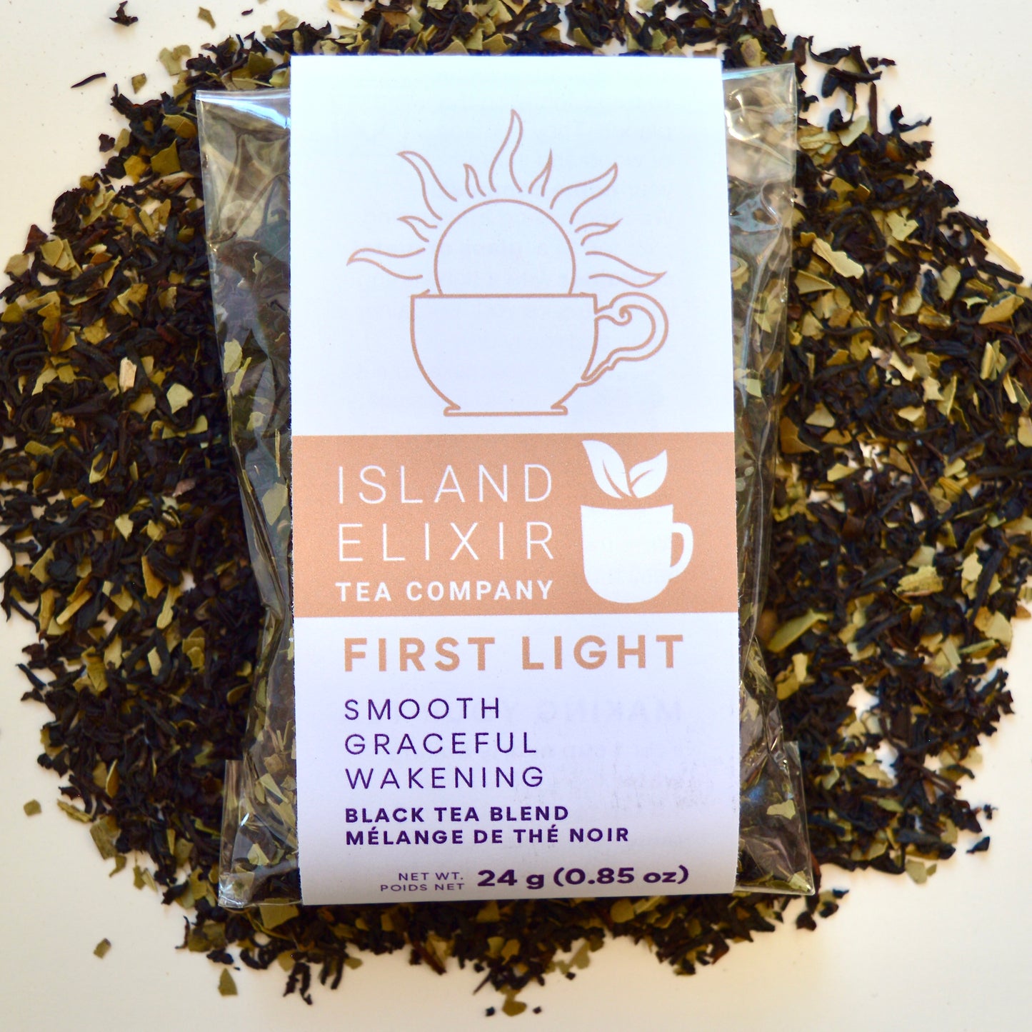 First Light Herbal Tea 10 cups of tea size compostable packaging oolong tea from china