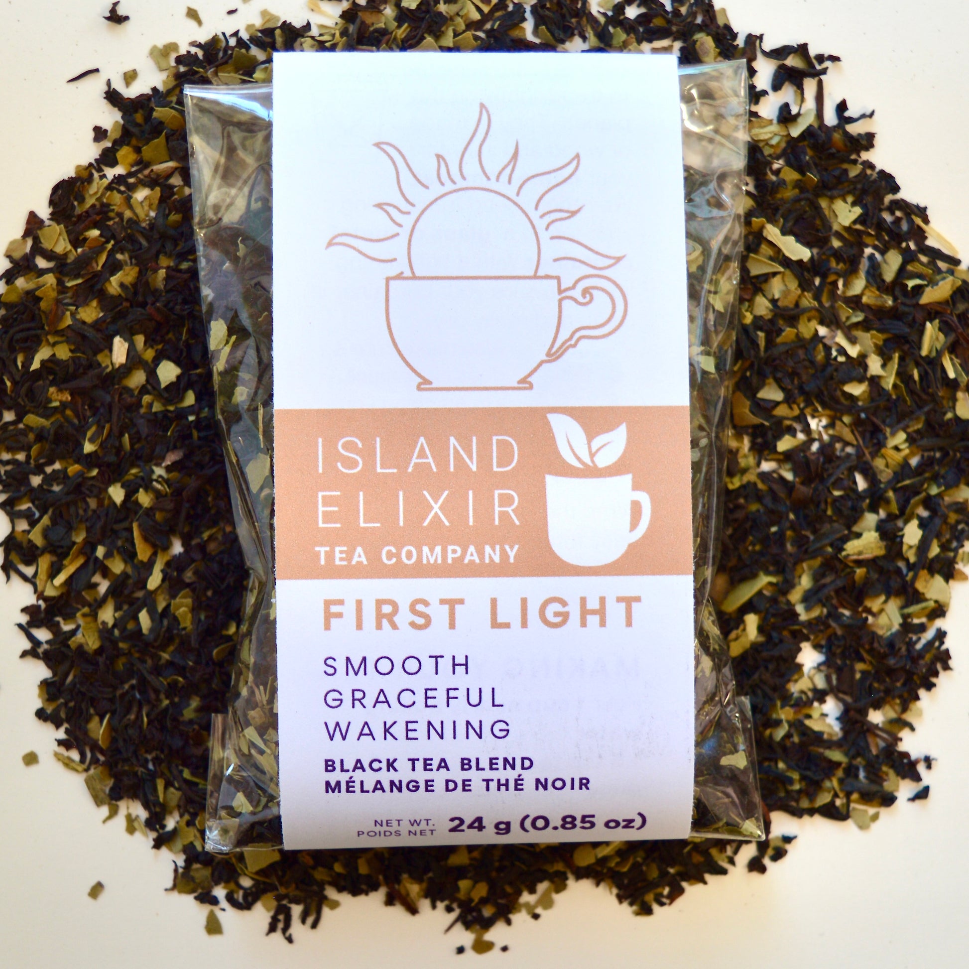 First Light Herbal Tea 10 cups of tea size compostable packaging oolong tea from china