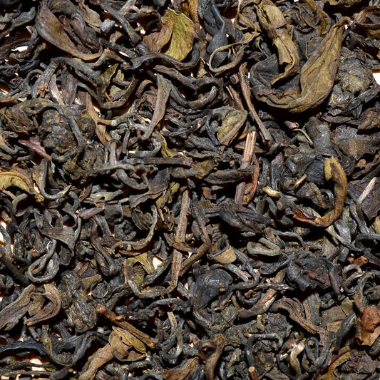 Kenyan Sun Kenyan yellow tea leaves dried and close up