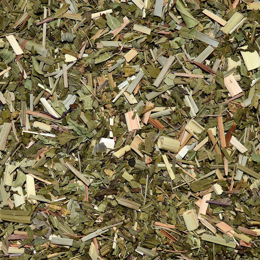 Mint loves lemongrass loose leaf herbal tea Lemongrass, peppermint, spearmint, lemon verbena.