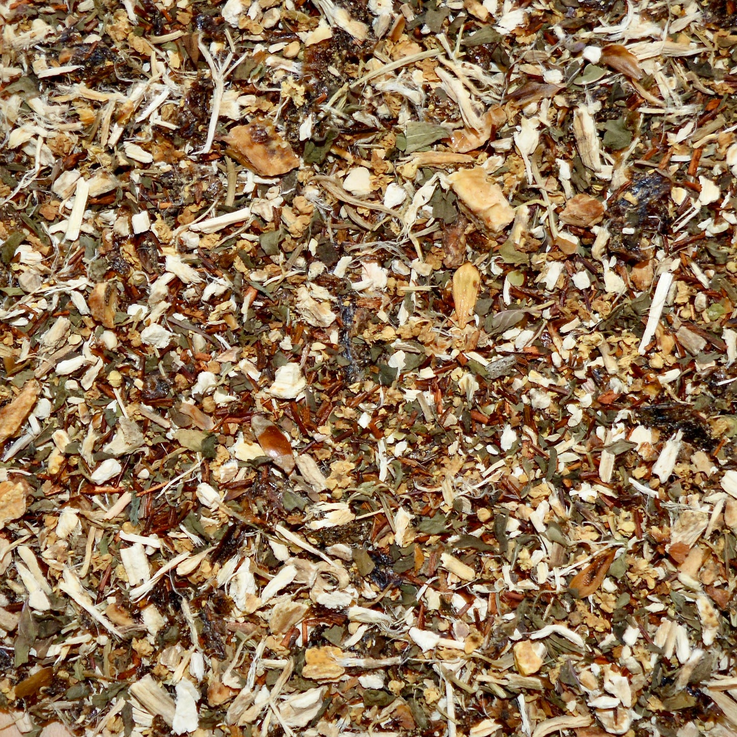 Rooibos Soother Loose Leaf Herbal Tea Marshmallow root, lemon, rooibos, elderflower, peppermint