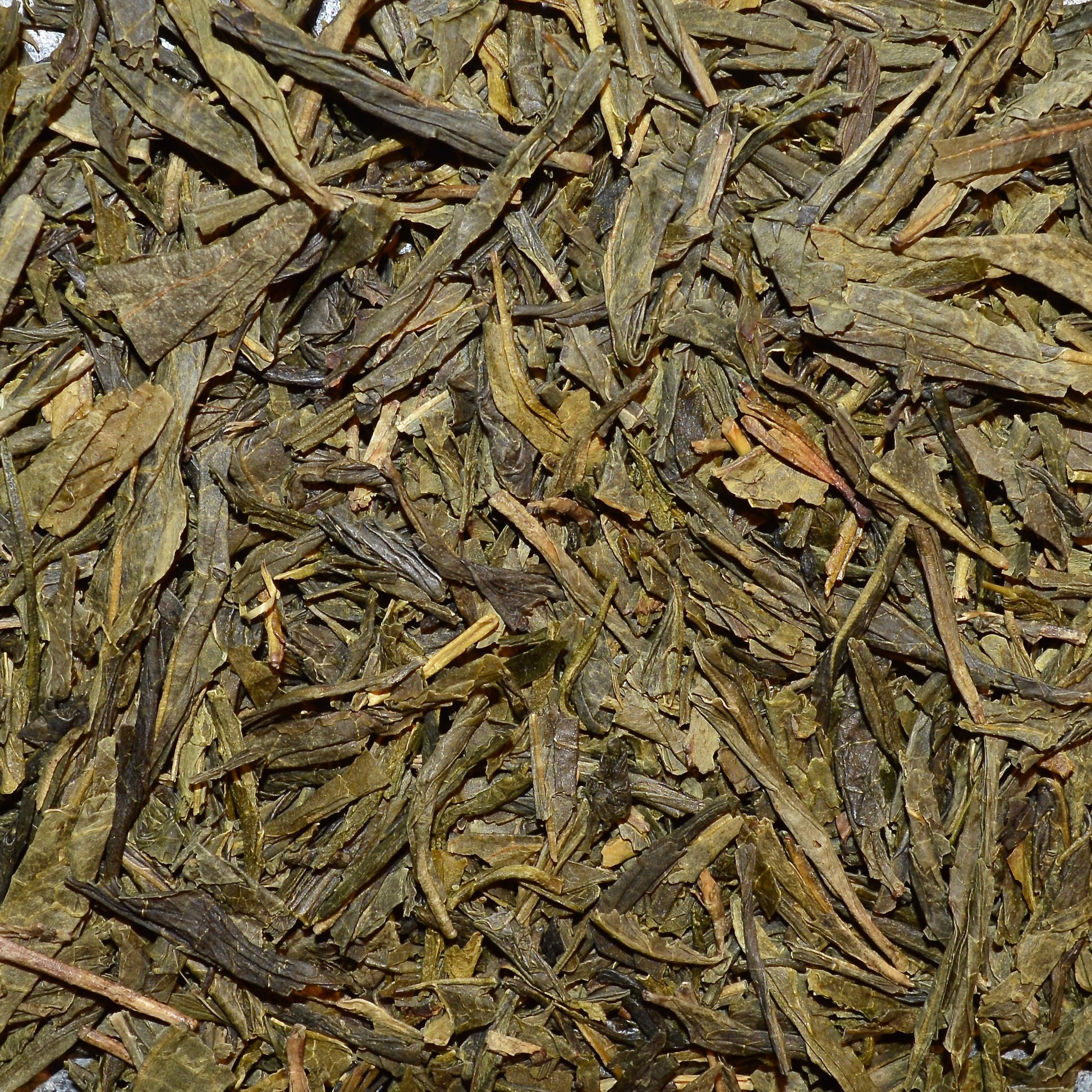 Sencha fuji Japanese green tea dried leaves, lightly-steamed green tea asamushi