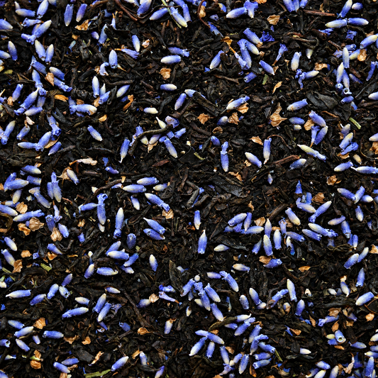 Black tea*, lavender**, anise hyssop*, bergamot flavour (organic compliant) 
