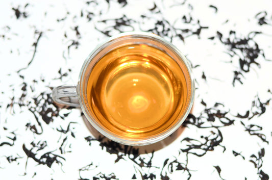 Wuyi Rock Oolong Tea Steeped